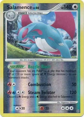 Stormfront Salamence #24/100 reverse holo